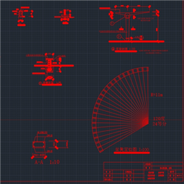 CAD图纸-坐凳施工图纸
