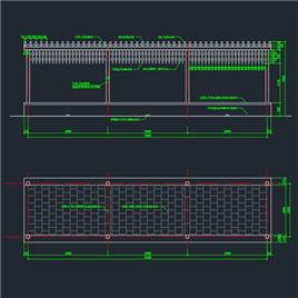 CAD图纸-廊结构施工图