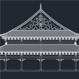 CAD图纸-涞水金山寺大雄宝殿建筑结构施工图