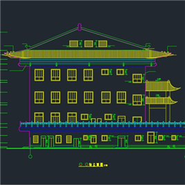 CAD图纸-静音寺建筑施工图