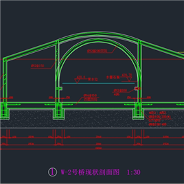 CAD-大唐芙蓉园W2号桥