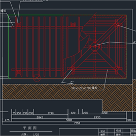 CAD图纸-木亭平立剖及结构详图