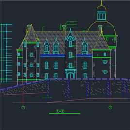 CAD图纸-古城堡全套施工图