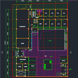 CAD图纸-北京古典民居建筑方案图(平房)