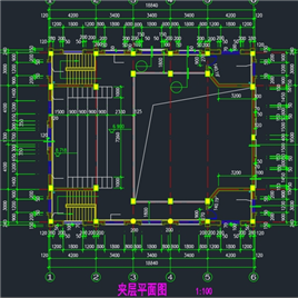 CAD图纸-教堂建筑施工图