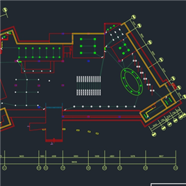 CAD图纸-售楼部大堂照明图纸
