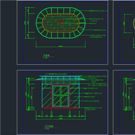 CAD图纸-派出所警亭装修图