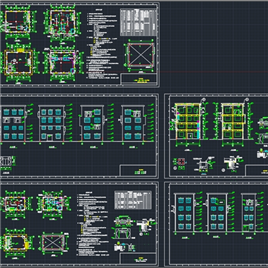 CAD图纸-通廊建筑施工图