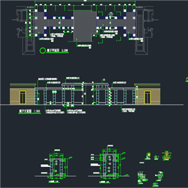 CAD图纸-西洋古典景观廊施工图