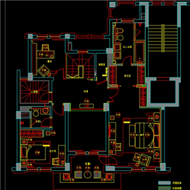 CAD图纸-杭州綠城A-3A(Y)戶型(現代豪華)