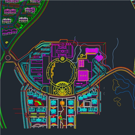 CAD图纸-小区景观绿化方案