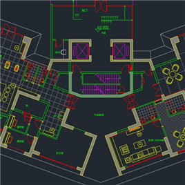 CAD图纸-南京星雨花都D6户型施工及材料样板