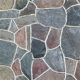 彩色不规则石头拼贴墙面系列-5张