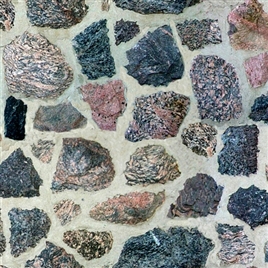 彩色不规则石头拼贴墙面系列之一-5张