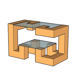 室内草图大师SU茶几模型