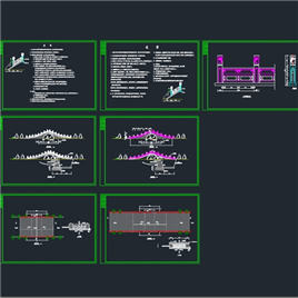 CAD图纸-古典石桥建筑图