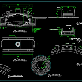 CAD图纸-小桥施工详图