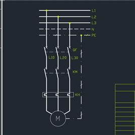 CAD图纸-常用电气控制原理图[通用图]