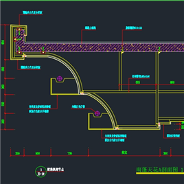 CAD图纸-幕墙装修节点图