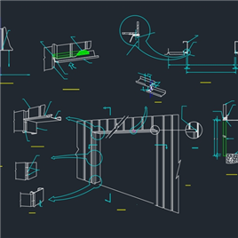 CAD图纸-门窗安装详图