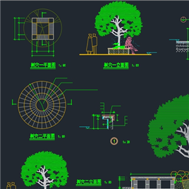 CAD图纸-树穴节点CAD图