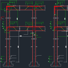 CAD图纸-框架结构-柱