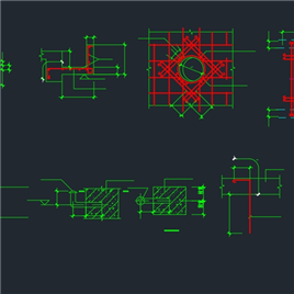 CAD图纸-框架结构-常用节点大样