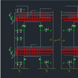 CAD图纸-剪力墙梁的构造