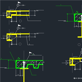 CAD图纸-钢框架结构节点
