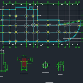 CAD图纸-筏板基础