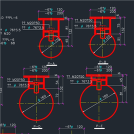 CAD图纸-网架支座节点