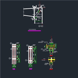 CAD图纸-梁柱连接节点
