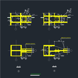 CAD图纸-梁与柱的连接