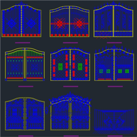 CAD图纸-古门建筑大全