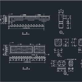 CAD图纸-施工图集锦-挂落