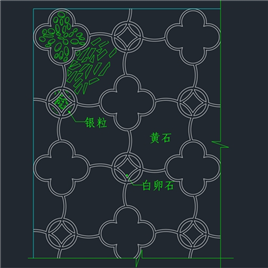 CAD建筑常用中式地花大样图