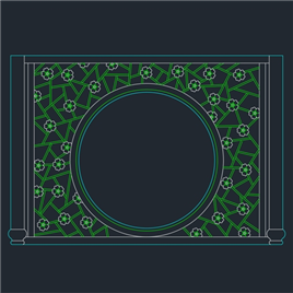 建筑CAD常用千种图块之屏风
