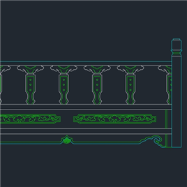 CAD图纸-护栏图库