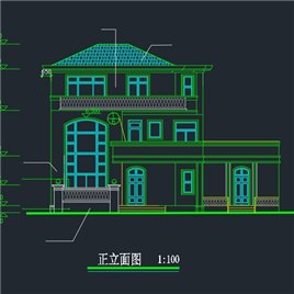 CAD图纸-新小户型别墅全套图