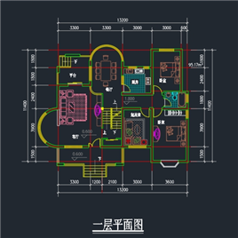 CAD图纸-几套别墅户型设计方案图