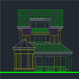 CAD图纸-别墅经典户型2