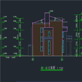CAD图纸-别墅联排