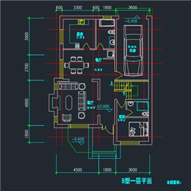 CAD图纸-温榆河别墅建筑方案设计