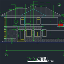 CAD图纸-欧式别墅建筑结构施工图