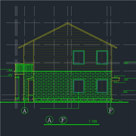 CAD图纸-休闲别墅设计方案