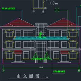 CAD图纸-北方豪华别墅建筑施工图