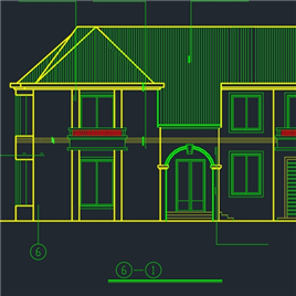 CAD图纸-北方二层别墅住宅建筑图