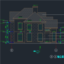 CAD图纸-别墅方案施工图
