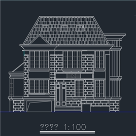 CAD图纸-别墅方案建筑图