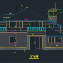 CAD图纸-别墅案例2183